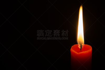 红色,蜡烛,灵性,夜晚,气候与心情,明亮,黑色背景,十二月,冬天,一个物体