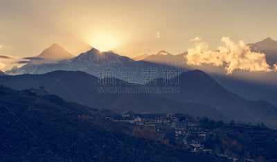 山,地形,自然,灵性,水平画幅,雪,无人,喜马拉雅山脉,户外,冰