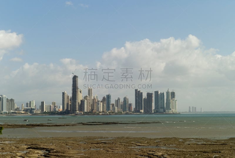 巴拿马,现代,casco viejo,巴拿马城,海啸,水,水平画幅,无人,玻璃