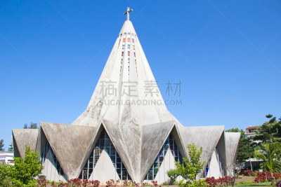 马普托,莫桑比克,十字形,非洲,建筑外部,古老的,图像,无人