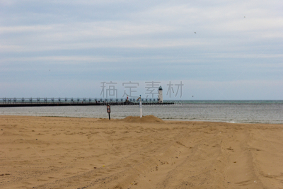 Manistee Pier Lake Michigan