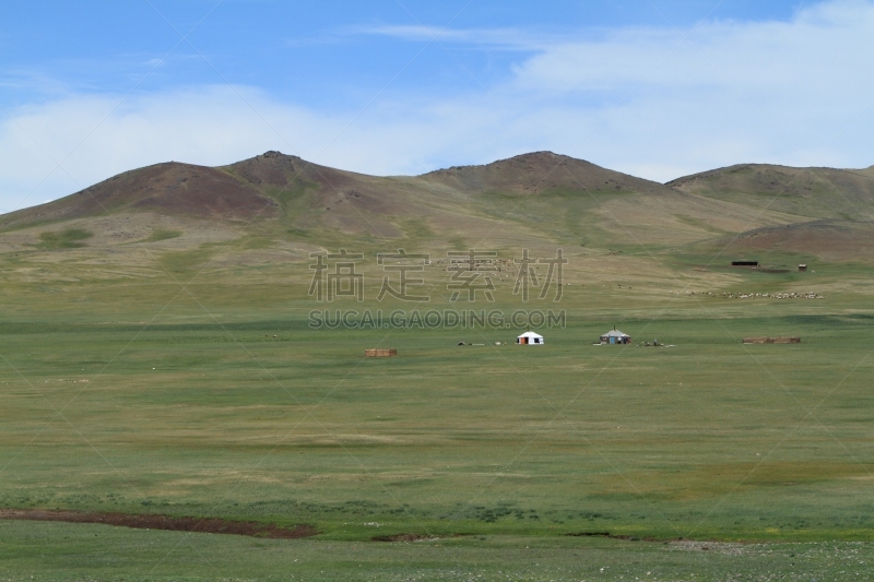 东欧大草原,自然,草地,柳树,水平画幅,野地,地形,山,无人,veldt