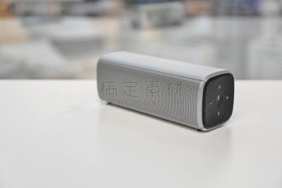 蓝牙,扬声器,水平画幅,小的,电话机,无人,便携式信息设备,蓝色,移动式,户外