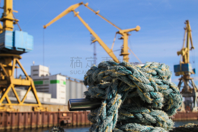 罗斯托克,海港,起重机,车站,水,天空,仓库,水平画幅,货运,工厂