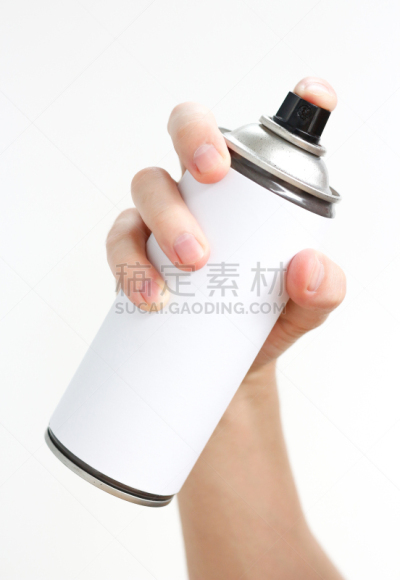 拿着,涂料,手,白色背景,分离着色,男人,黑色,安全护栏,头发定型剂,压缩天然气