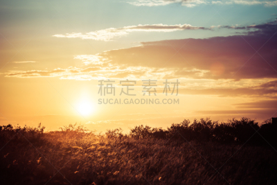 自然,非洲,灵感,云,图像,美,灌木,肯尼亚,自然美,多色的