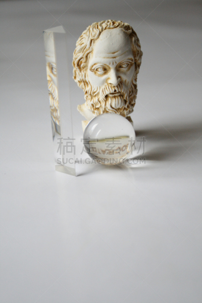 苏格拉底,棱镜,球体,雕像,水晶,柏拉图,小规模的放大,哲学家,感叹号,古典希腊