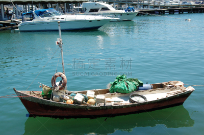 休闲活动,水平画幅,punta del este,海港,古老的,户外,渔船,凌乱,反差,拉丁美洲