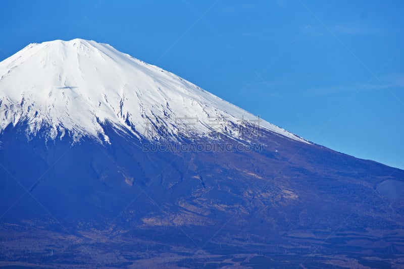 富士山,御殿场市,静冈县,水平画幅,冬天,雪,无人,日本,风景,户外