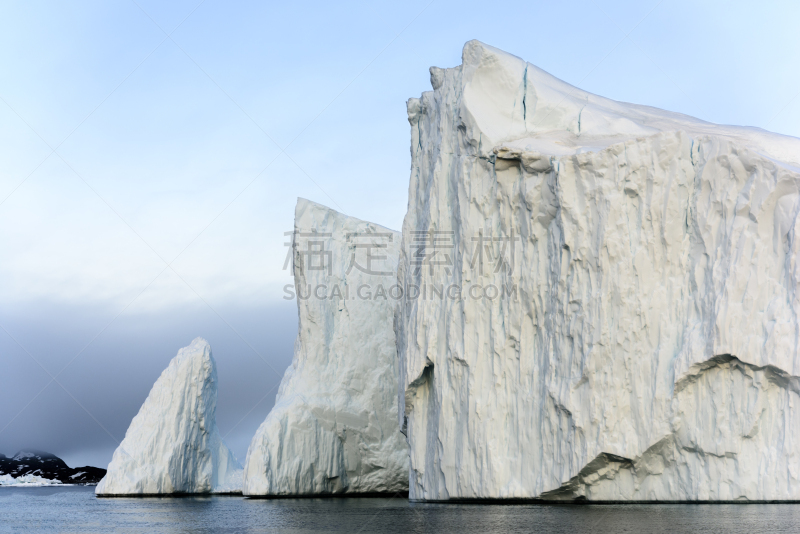 北冰洋,冰山,北极,格陵兰,天空,风,气候,雪,北美,戏剧性的景观