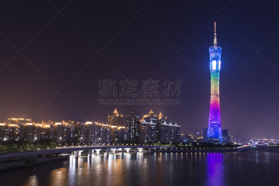 夜晚,城市,现代,珀尔里福,水平画幅,无人,户外,建筑业,商业金融和工业,著名景点