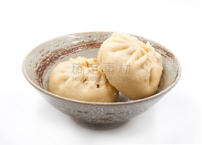 中式小笼包,白色背景,分离着色,传统,篮子,清新,背景分离,食品,蒸菜,成分