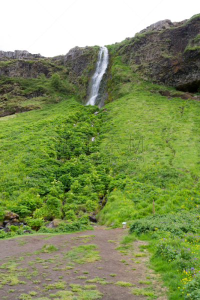 seljalandsfoss waterfall,冰岛国,堰,维京人,冻原,神话,垂直画幅,水,瀑布,大西洋