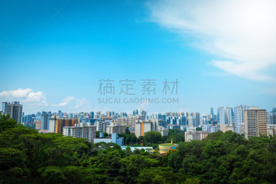 都市风景,桥,城市天际线,亨德森,白昼,新加坡市,天空,公园,水平画幅,新加坡