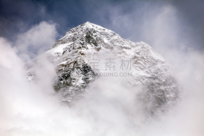 珠穆朗玛峰,风景,山,在上面,努子峰,卡拉帕塔峰,serac,冰瀑,珠峰大本营,大本营