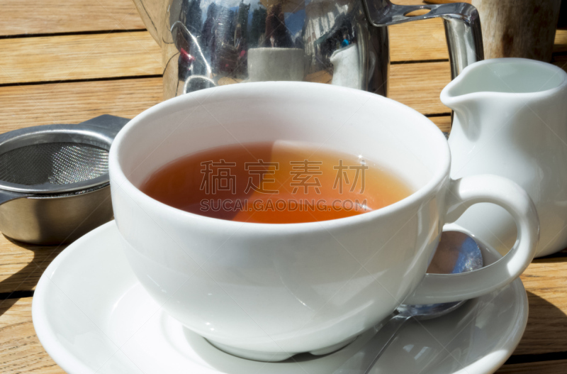 锅,马克杯,桌子,木制,滤器,茶杯,芳香的,水平画幅,无人,传统