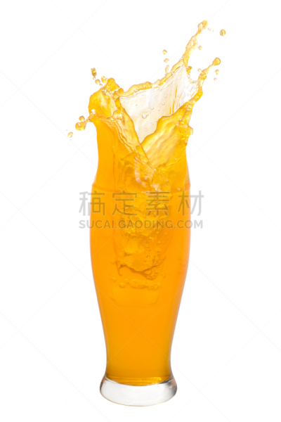 橙汁,果汁,柠檬水,背景分离,泰国,熟的,瓶子,溅,流动,倒