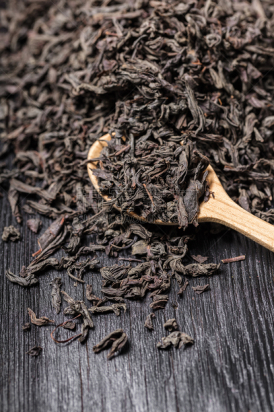 干的,叶子,茶,黑色,巨大的,垂直画幅,纹理效果,传统,饮料,特写