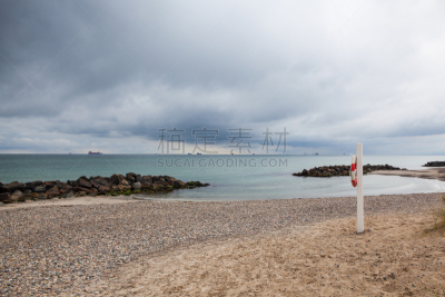 丹麦,海滩,斯卡恩,修改系列,暴雨,skagerrak,海浪,著名景点,海岸线,波浪