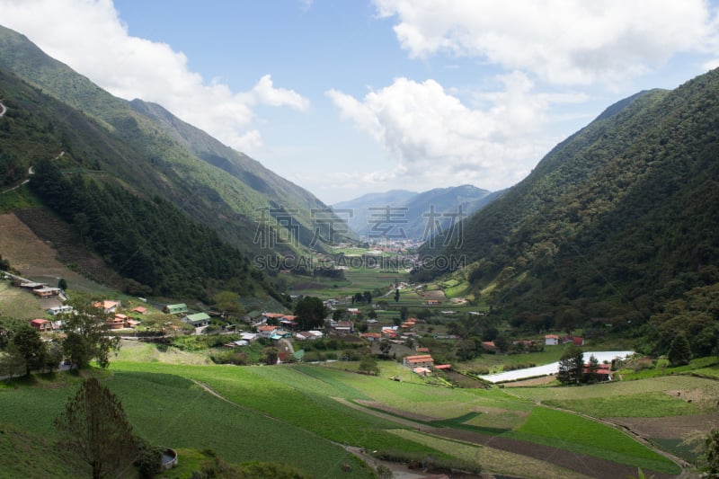 山谷,滑雪区巡逻急救队,平缓的阿尔卑斯山麓,广角拍摄,岩面,夏天,悬挂的,草地,旅游目的地,地形