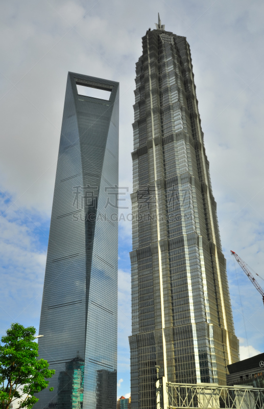 上海,城市天际线,岛,垂直画幅,建筑,无人,蓝色,金融,户外,滨水