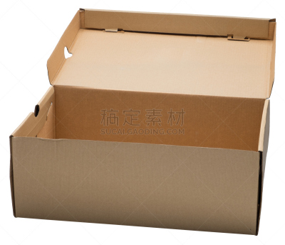 开着的,纸箱,商务,空的,自然界的状态,一个物体,背景分离,纸盒,模板,板条箱