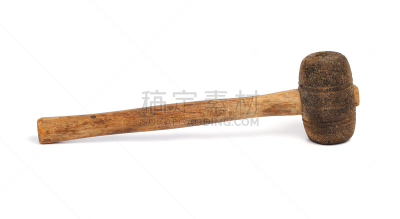 古老的,敲诊槌,锤子,水平画幅,无人,手工具,白色背景,背景分离,工具,黑色