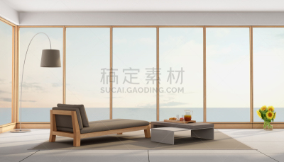 假日别墅,起居室,躺椅,座位,水平画幅,无人,巨大的,地毯,灯,家具