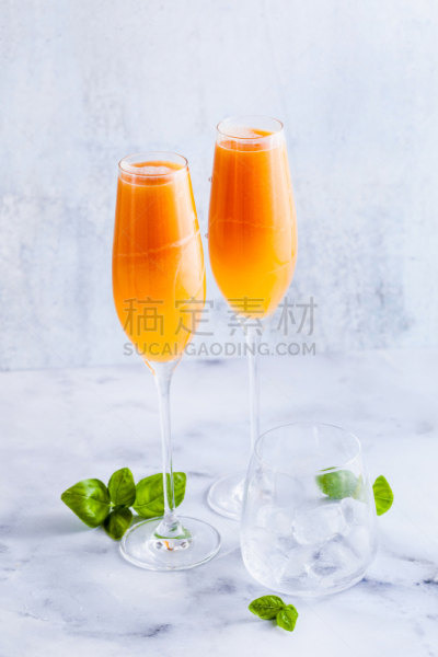 饮料,水果,夏天,鸡尾酒,精神振作,香槟,玻璃杯,桌子,大理石,冰块