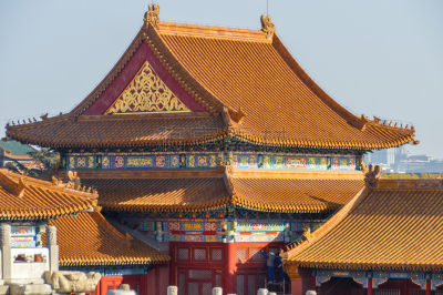 故宫,北京,胡青,明朝风格,庭院,亭台楼阁,水平画幅,古老的,旅行者,户外