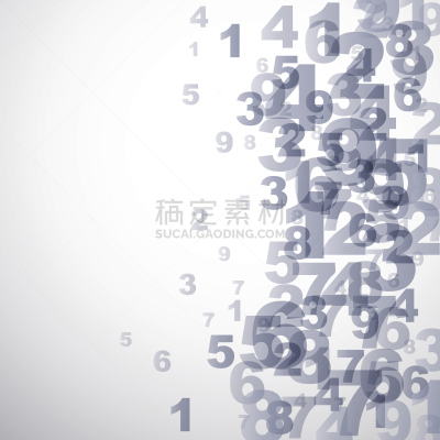 数字,矢量,抽象,背景,数学,代数,混沌,有序,金融和经济,多样
