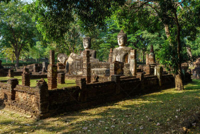 寺庙,帕达哈利奔猜寺,世界遗产,建筑工地,甘烹碧,部分,巷,天空,美,公园