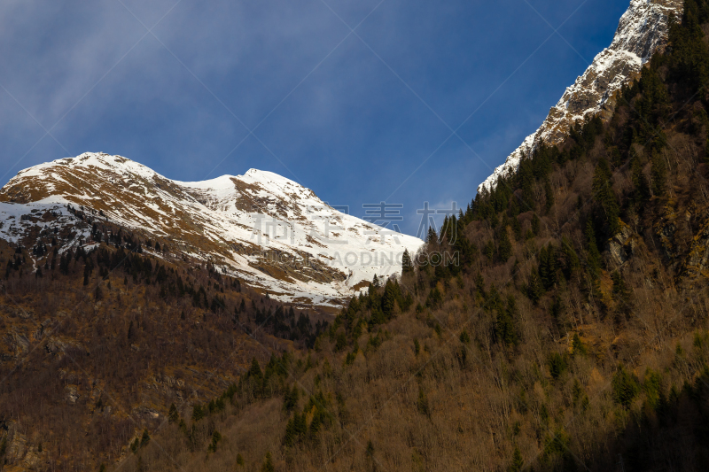 雪,乡村,风景,山,小溪,小路,传统,云,著名景点,湖