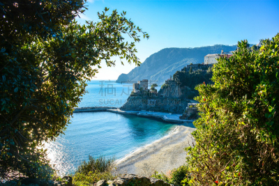 五渔村,悬崖,水平画幅,岩石,海港,户外,地中海游泳锦标赛,水湾,海洋,蒙泰罗索