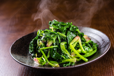 菠菜,嫩煎食品,桌子,水平画幅,绿色,有机食品,膳食,亚洲,蔬菜,中国食品