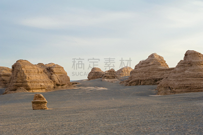 雅丹,敦煌,甘肃省,中国,荒地,自然,粘土,水平画幅,地形,山