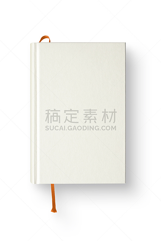 书,空白的,白色,白色背景,空的,背景分离,垂直画幅,橙色,图像,模板