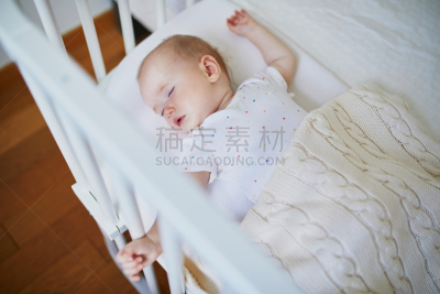 婴儿,附着的,毯子,婴儿床,父母,科罗拉多州,就寝时间,可爱的,女儿,行军床