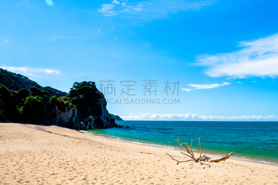 海岸线,新西兰南岛,新西兰,海滩,自然美,云景,云,橙色,印度洋,波浪