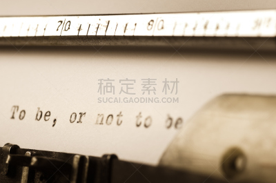 打字机,单词,未来,威廉莎士比亚,哈姆莱特,字母,古董,水平画幅,消息,古老的