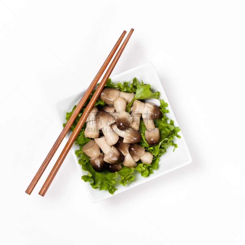 草菇,碗,亚洲,有机食品,晚餐,去皮的,清新,泰国食品,饮食,食品
