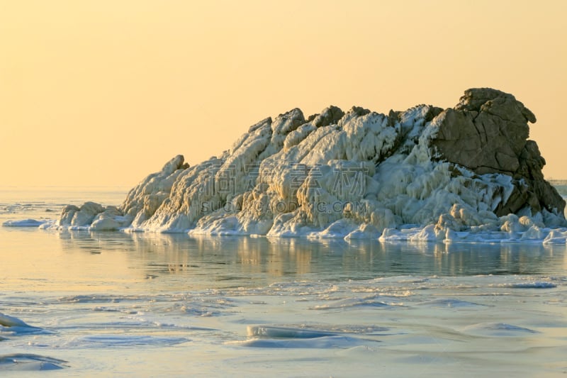 海滩,中国,风景,北戴河,北戴河区,秦皇岛,两极气候,地质学,太平洋,冰河