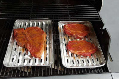 牛排,炊具,格子烤肉,钳夹,热,烤牛肉,香料,烤的,食品,碳烤