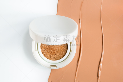 软垫,粉底,平视角,一半的,扑面粉,纹理效果,粉扑,健康保健,专业人员,荧光笔