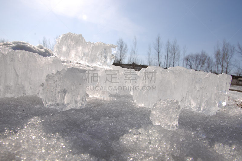 河流,冰,河漫滩,veldt,莎草,水力发电,河床,水平画幅,沙子