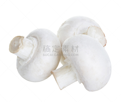 食用菌,分离着色,白色背景,白色,水平画幅,无人,背景分离,蔬菜,摄影