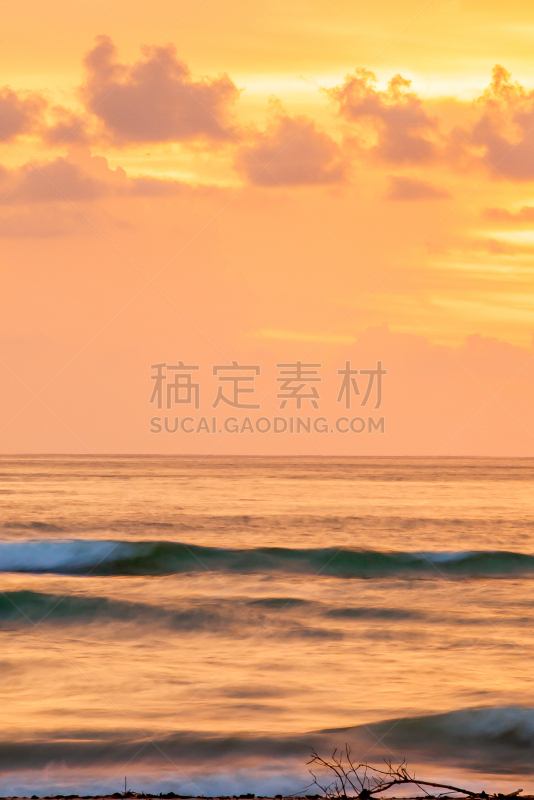 云,黄昏,风景,宏伟,多色的,海景,夏天,天空,泰国,水面