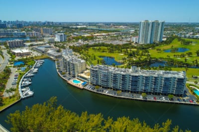 哈兰岱尔海滨,佛罗里达,航拍视角,居住区,建筑体,图像,美国,水平画幅,无人,阳台