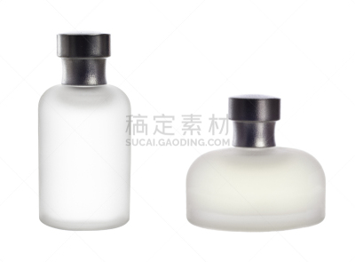 磨砂玻璃,瓶子,透明,香水,正面视角,留白,芳香的,光亮,化妆用品,容器