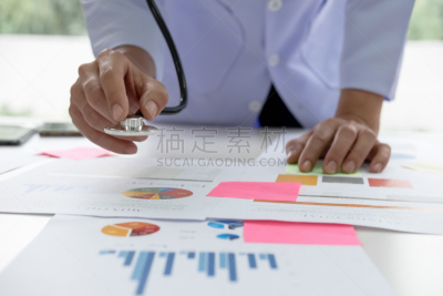 图表,概念,听诊器,数据,金融,分析,投资,抵达